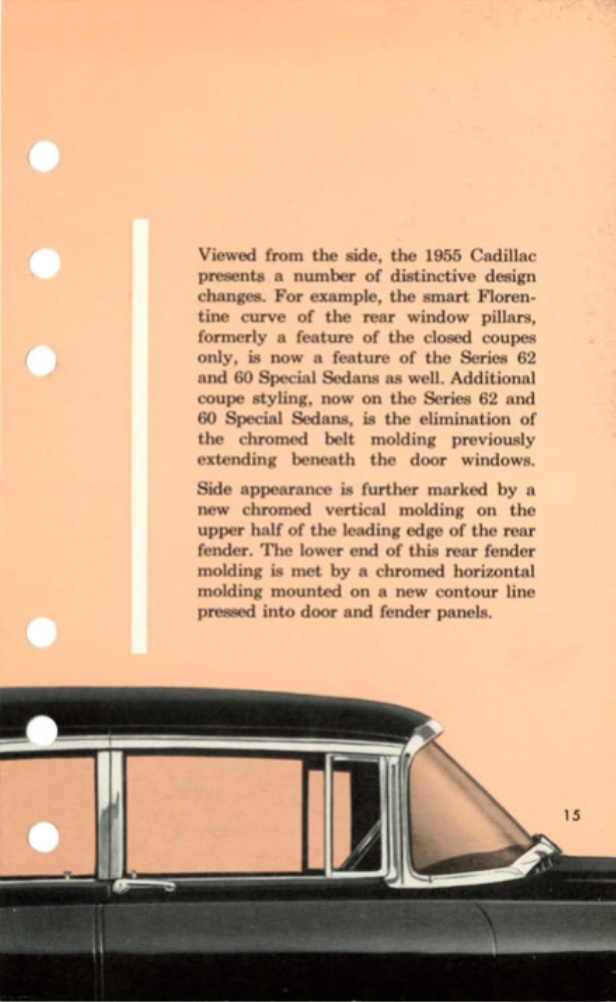 1955 Cadillac Salesmans Data Book Page 67